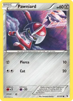Pokémon-Karte Pawniard 081/101