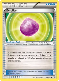 Pokémon-Karte Eviolite 091/101