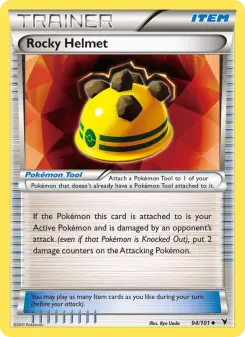 Pokémon-Karte Rocky Helmet 094/101