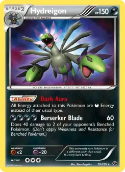 Pokémon-Karte Hydreigon 103/099