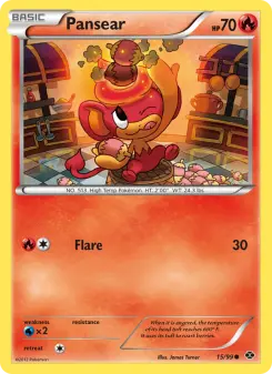 Pokémon-Karte Pansear 015/099