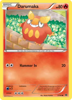 Pokémon-Karte Darumaka 017/099