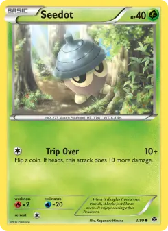 Pokémon-Karte Seedot 002/099