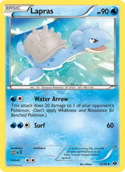 Pokémon-Karte Lapras 026/099