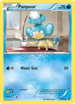 Pokémon-Karte Panpour 028/099