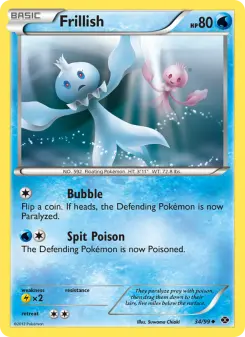 Pokémon-Karte Frillish 034/099