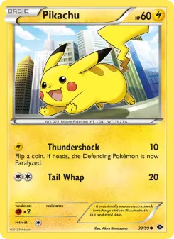 Pokémon-Karte Pikachu 039/099