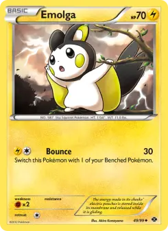 Pokémon-Karte Emolga 049/099