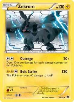 Pokémon-Karte Zekrom 050/099