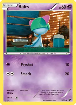 Pokémon-Karte Ralts 055/099