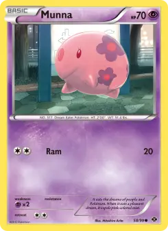 Pokémon-Karte Munna 058/099