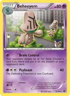 Pokémon-Karte Beheeyem 062/099