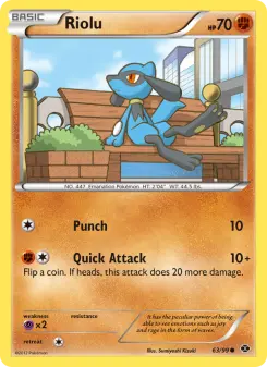 Pokémon-Karte Riolu 063/099