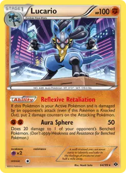 Pokémon-Karte Lucario 064/099