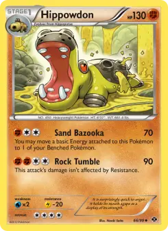 Pokémon-Karte Hippowdon 066/099