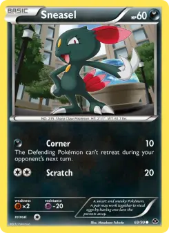 Pokémon-Karte Sneasel 069/099
