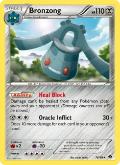 Pokémon-Karte Bronzong 076/099