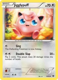 Pokémon-Karte Jigglypuff 078/099