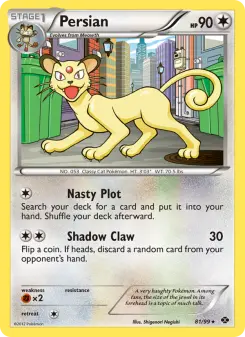 Pokémon-Karte Persian 081/099