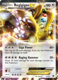 Pokémon-Karte Regigigas-EX 082/099