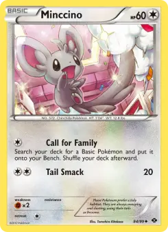 Pokémon-Karte Minccino 084/099
