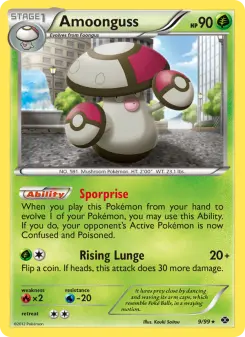 Pokémon-Karte Amoonguss 009/099