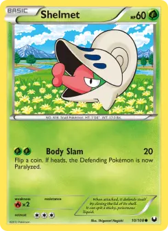 Pokémon-Karte Shelmet 010/108