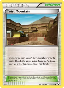 Pokémon-Karte Twist Mountain 101/108