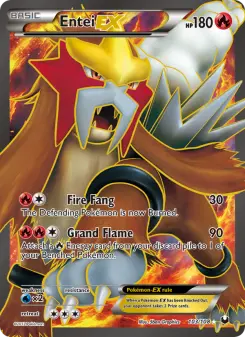 Pokémon-Karte Entei-EX 103/108
