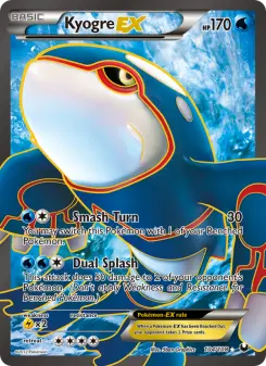 Pokémon-Karte Kyogre-EX 104/108