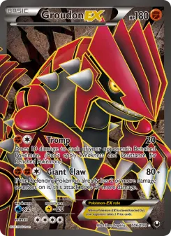 Pokémon-Karte Groudon-EX 106/108