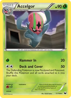 Pokémon-Karte Accelgor 011/108