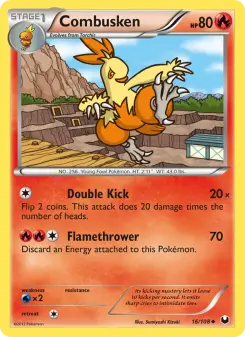 Pokémon-Karte Combusken 016/108