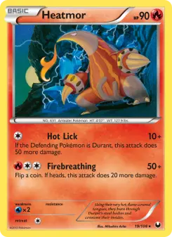 Pokémon-Karte Heatmor 019/108