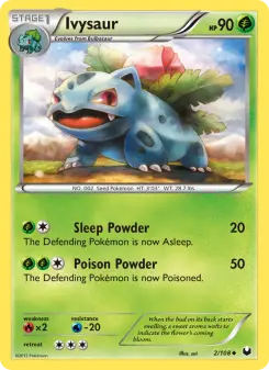 Pokémon-Karte Ivysaur 002/108