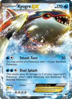 Pokémon-Karte Kyogre-EX 026/108