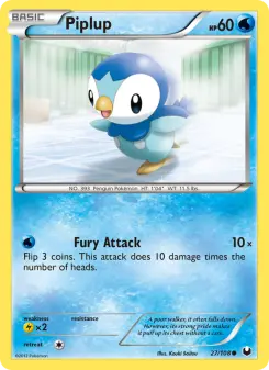 Pokémon-Karte Piplup 027/108