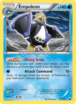 Pokémon-Karte Empoleon 029/108