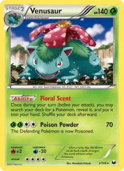 Pokémon-Karte Venusaur 003/108