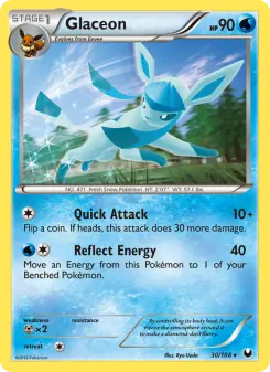 Pokémon-Karte Glaceon 030/108