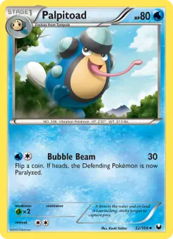 Pokémon-Karte Palpitoad 032/108