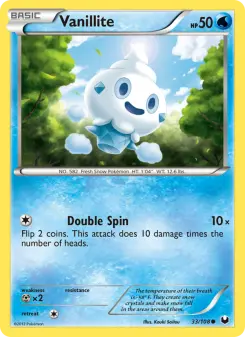 Pokémon-Karte Vanillite 033/108