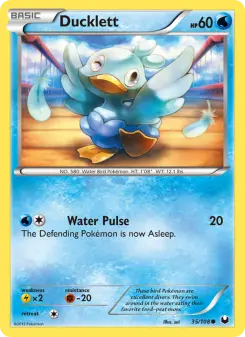 Pokémon-Karte Ducklett 035/108