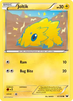 Pokémon-Karte Joltik 041/108