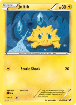 Pokémon-Karte Joltik 042/108