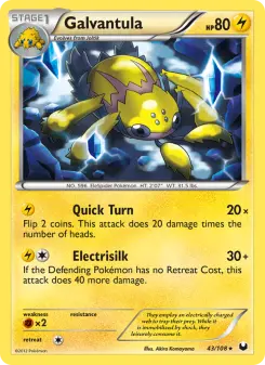 Pokémon-Karte Galvantula 043/108