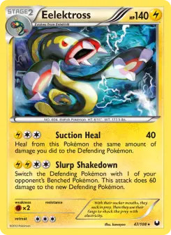 Pokémon-Karte Eelektross 047/108