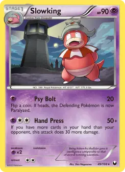 Pokémon-Karte Slowking 049/108
