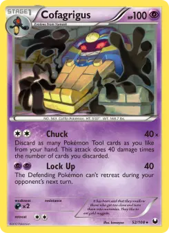 Pokémon-Karte Cofagrigus 052/108