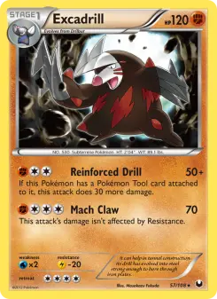 Pokémon-Karte Excadrill 057/108